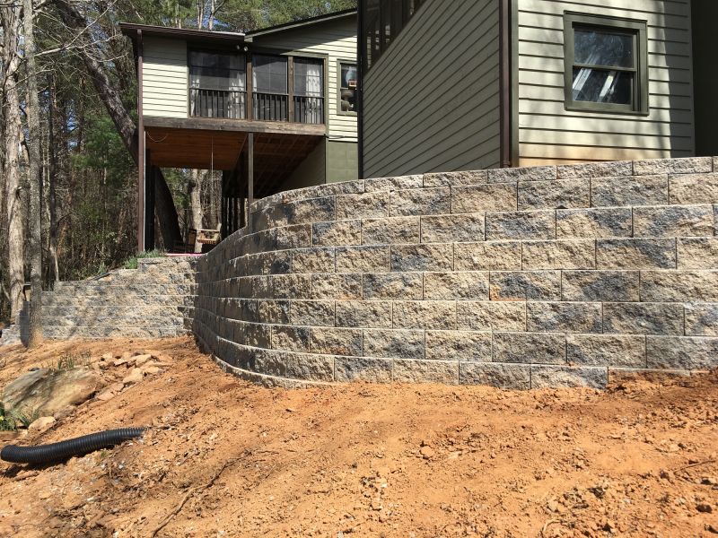 Residential Retaining Wall Installation