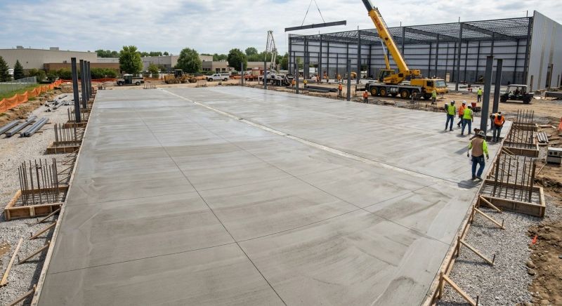 Commercial Slab Installation in Santa Rosa, CA
