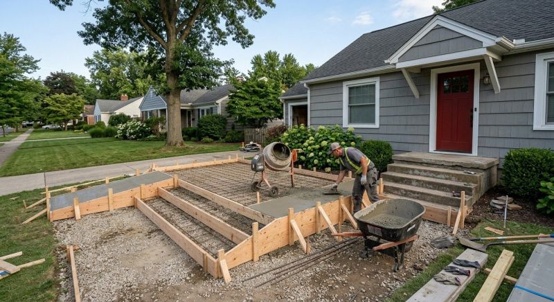 Concrete Porch Construction in Denver, CO
