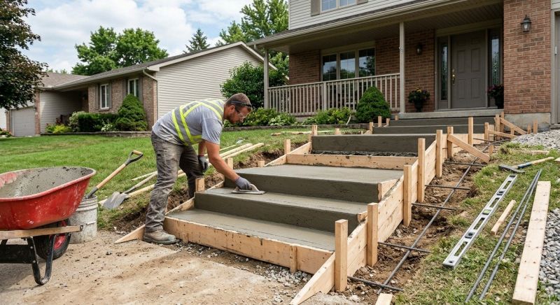 Concrete Steps Pouring in Salt Lake City, UT