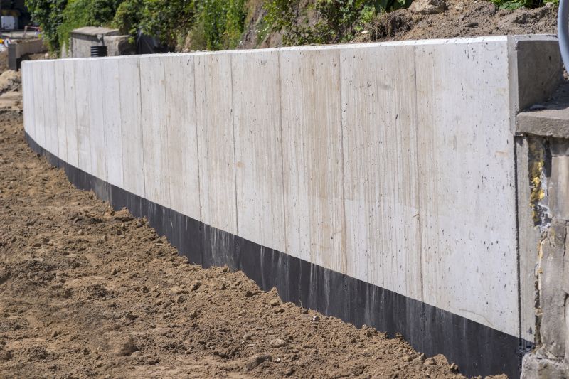Residential Retaining Wall Installation detail