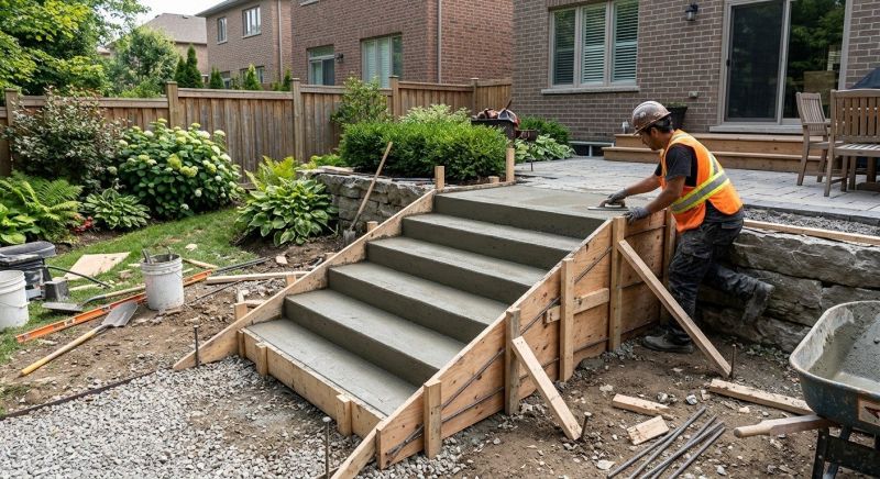 Steps Pouring in Salt Lake City, UT
